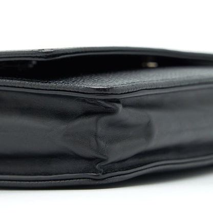 Chanel Wallet On Chain Caviar Black SHW