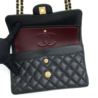 Chanel Small Classic Double Flap Bag Caviar Black GHW