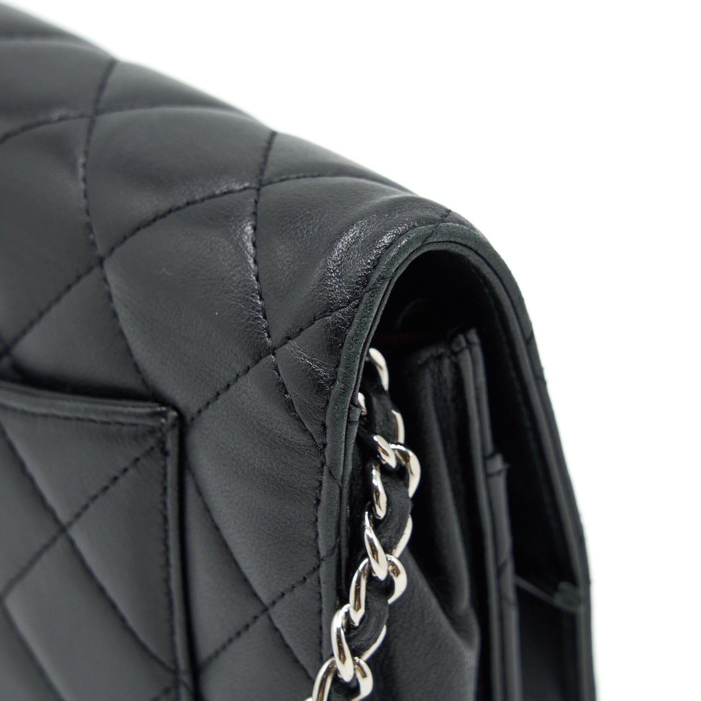 Chanel Wallet On Chain Lambskin Black SHW