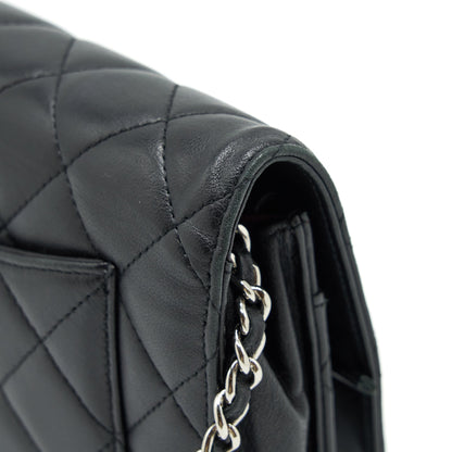 Chanel Wallet On Chain Lambskin Black SHW