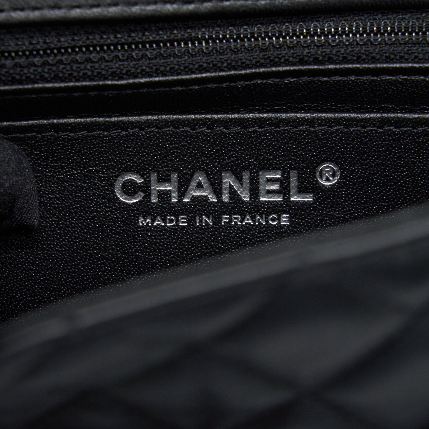 Chanel Mini Rectangular Lambskin black so black