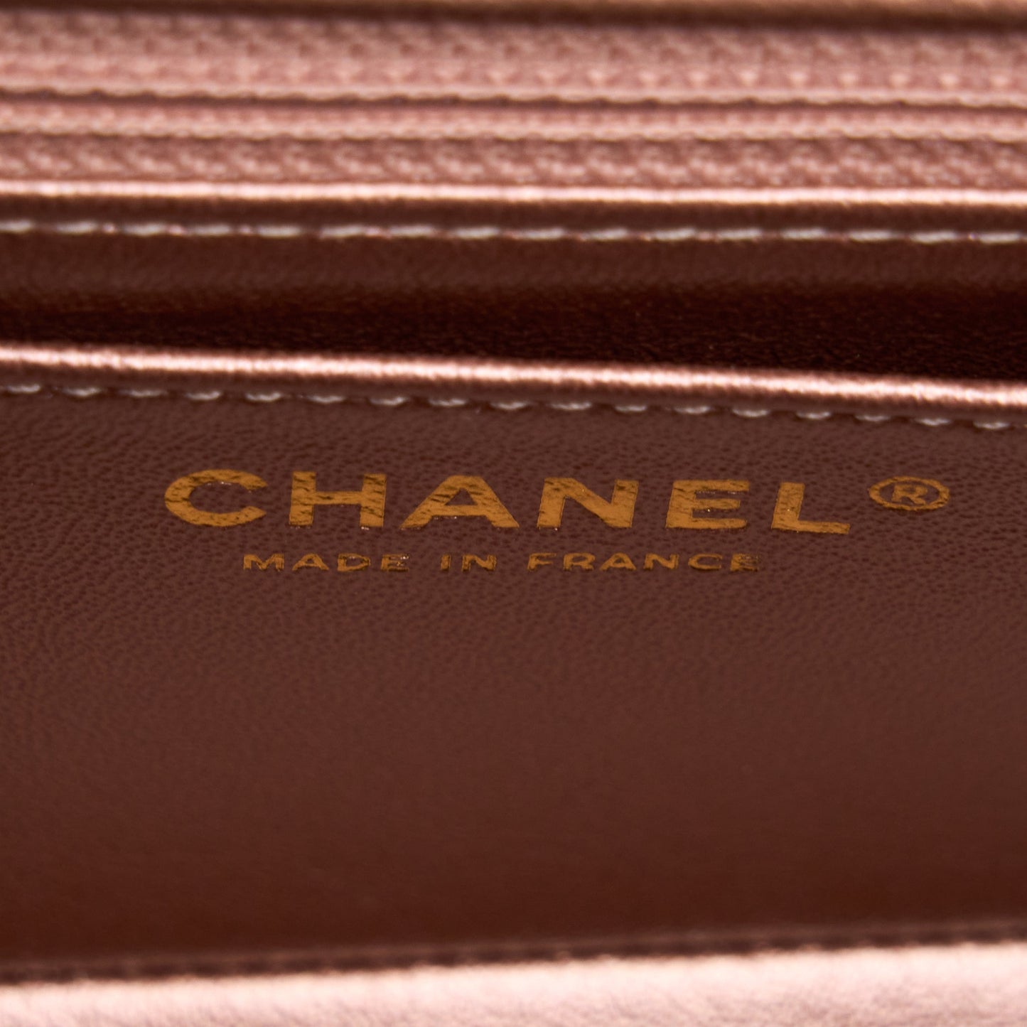 Chanel Mini 2.55 Reissue Flap Bag Calfskin Metallic Pink Brushed Gold (Microchip)