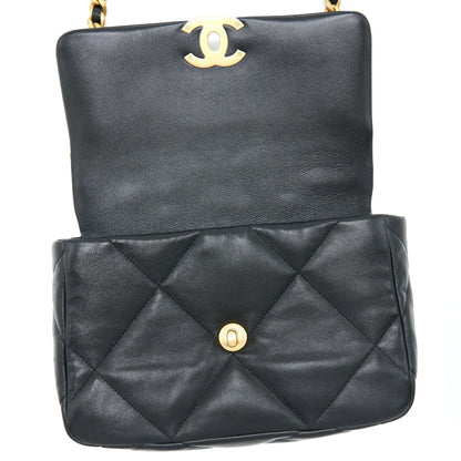 Chanel Small 19 Bag Lambskin Black Multicolour Hardware (Microchip)