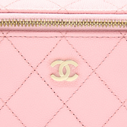 Chanel 22C Long Vanity With Chain Caviar Pink LGHW