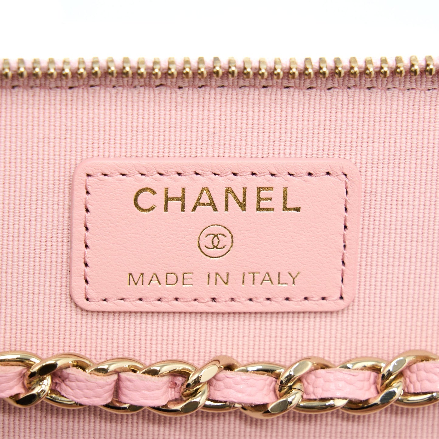 Chanel 22C Long Vanity With Chain Caviar Pink LGHW