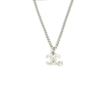 Chanel mini CC logo necklace SHW
