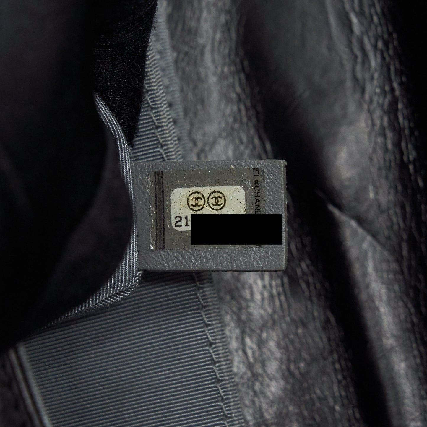 Chanel Small Crossbody Bag Aged Calfskin Ruthenium Hardware
