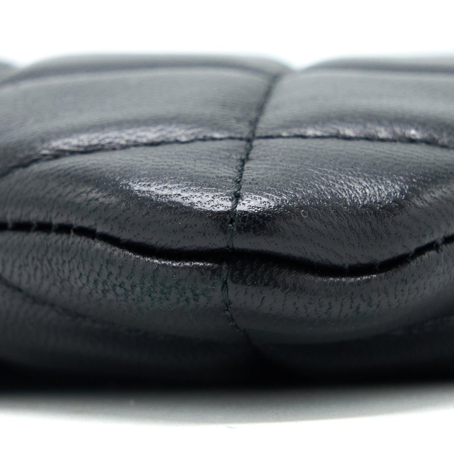 Chanel O Case Pouch Lambskin Black LGHW