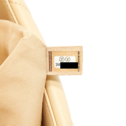 Chanel Medium 19 Bag Goatskin Beige With Gold/Silver Hardware