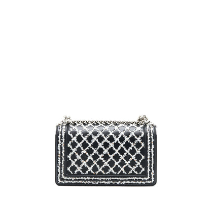 Chanel Medium Boy Bag Limited Lambskin Black/White SHW