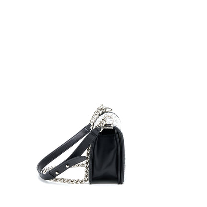 Chanel Medium Boy Bag Limited Lambskin Black/White SHW