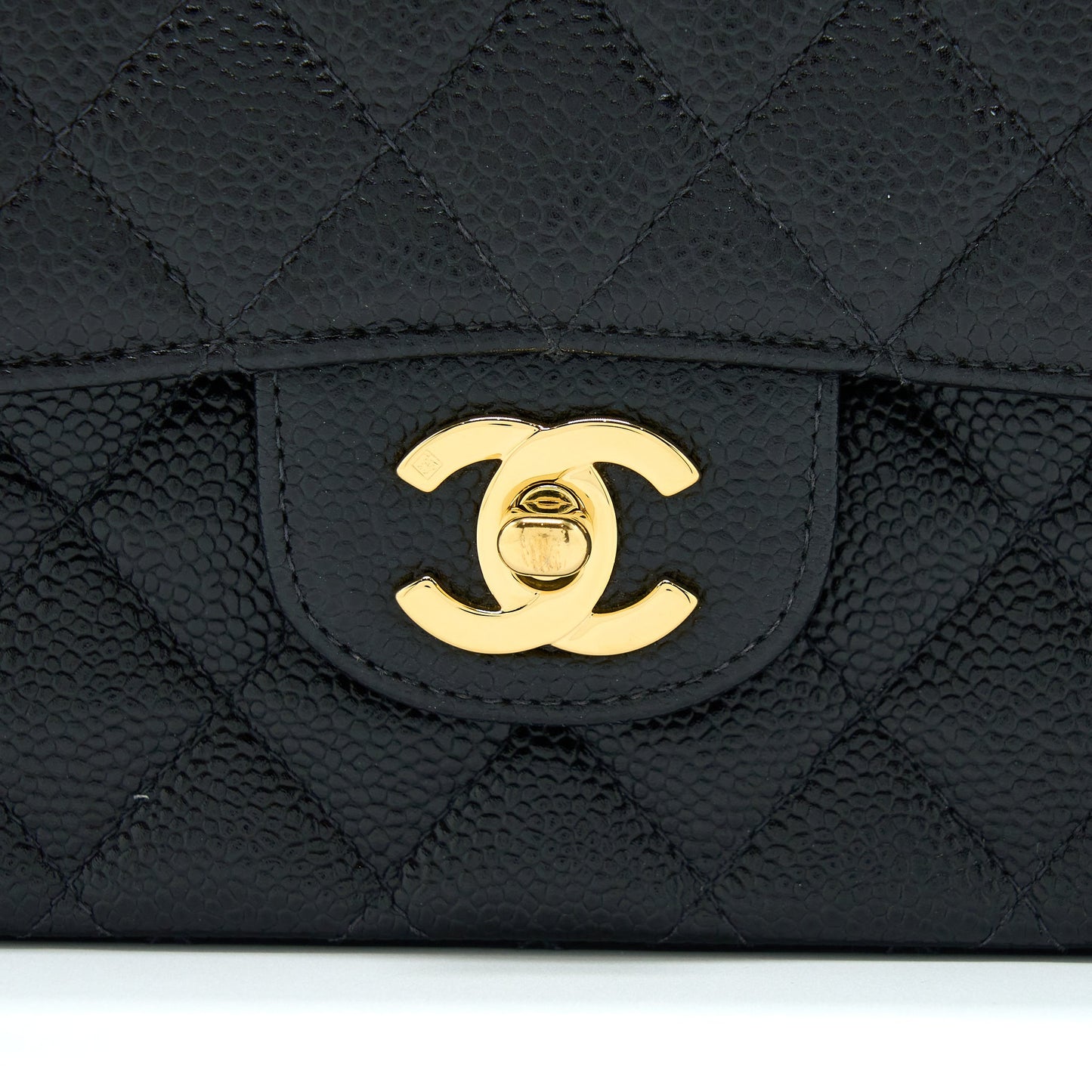 Chanel Classic Double Flap Bag Caviar Black GHW