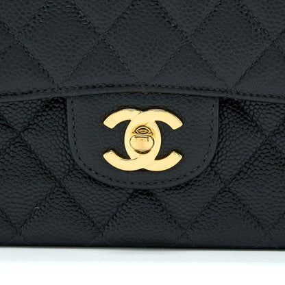 Chanel Classic Double Flap Bag Caviar Black GHW