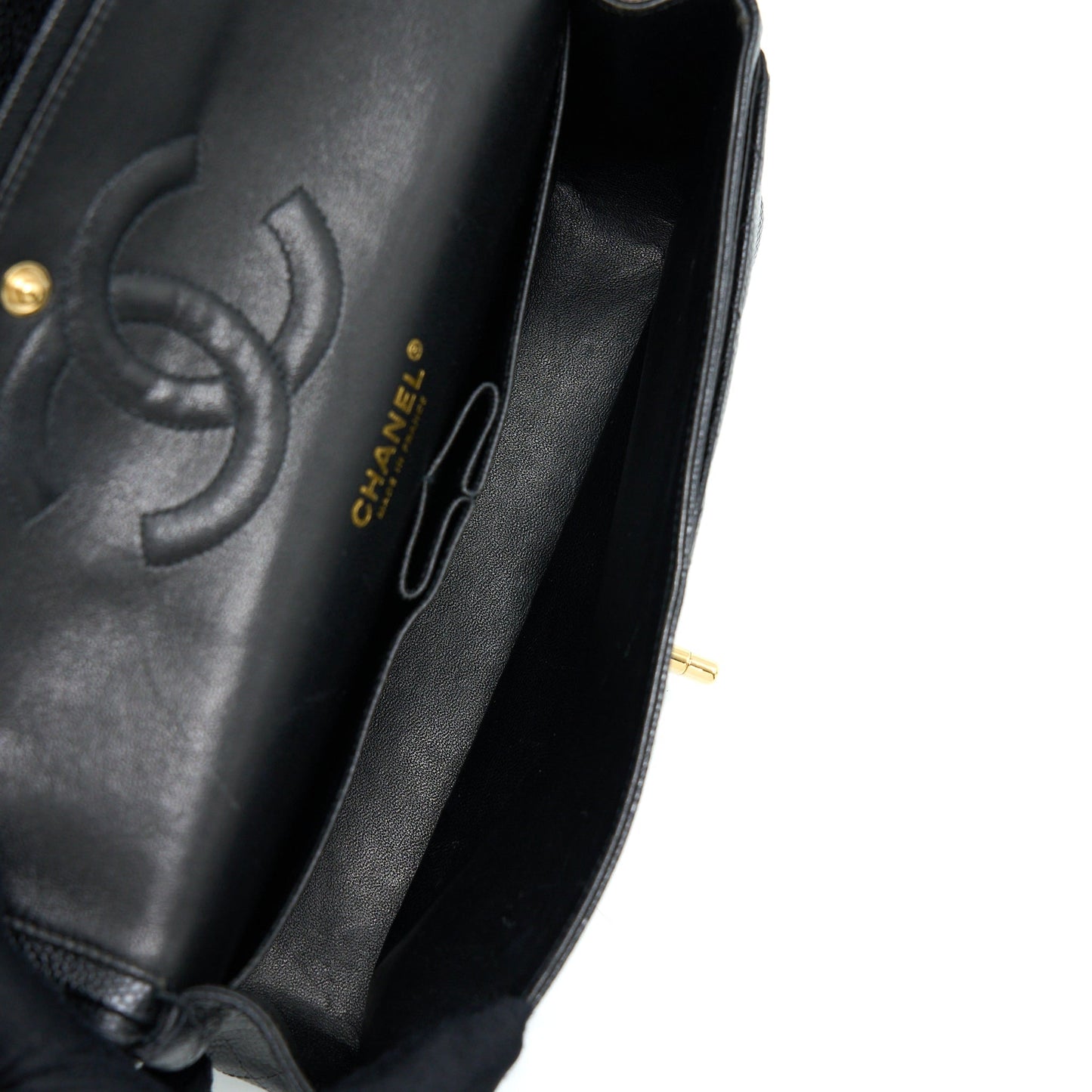 Chanel Classic Double Flap Bag Caviar Black GHW