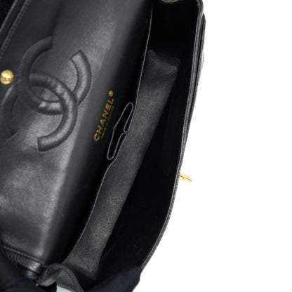 Chanel Classic Double Flap Bag Caviar Black GHW