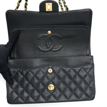 Chanel Classic Double Flap Bag Caviar Black GHW