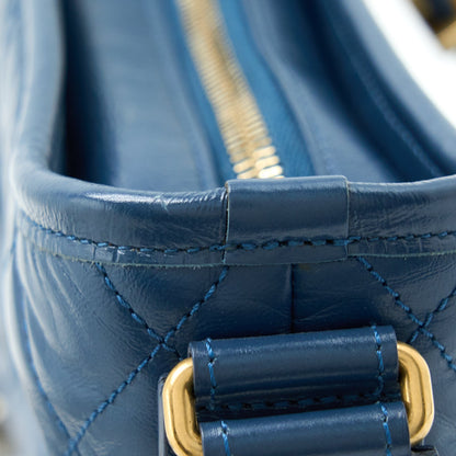 Chanel Small Gabrielle Hobo Bag Blue Multicolour Hardware