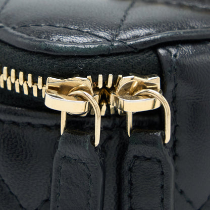Chanel Long Vanity With Chain Lambskin Black LGHW