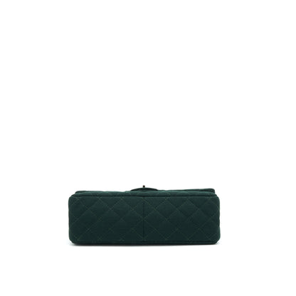 Chanel reissue 2.55 226 Flap Bag fabric Dark green SHW