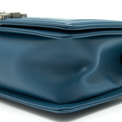 CHANEl Medium Leboy Bag Green Ruthenium Hardware