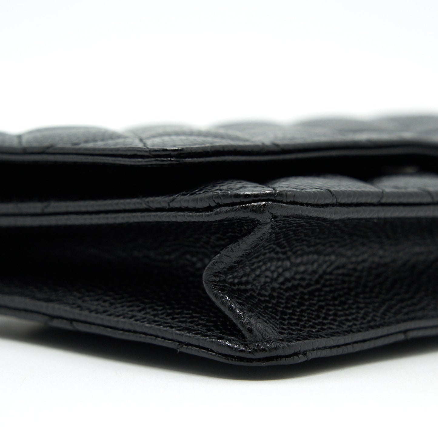 Chanel Caviar Classic Wallet on Chain black Caviar SHW