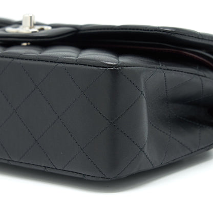Chanel Small Classic Double Flap Bag Lambskin Black SHW