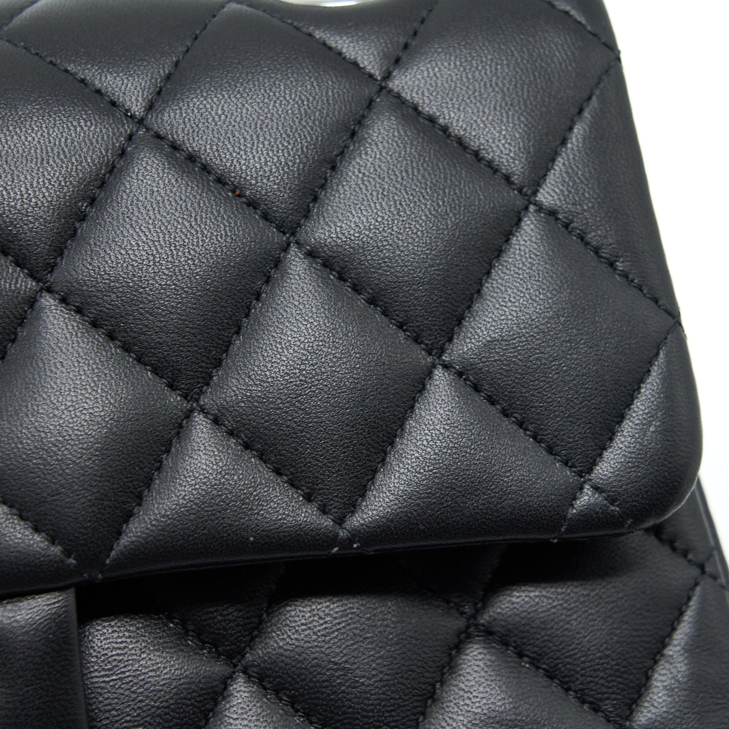 Chanel Small Classic Double Flap Bag Lambskin Black SHW