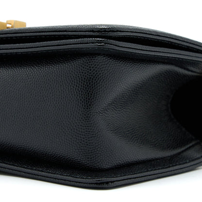 Chanel Small Boy Bag Caviar Black GHW