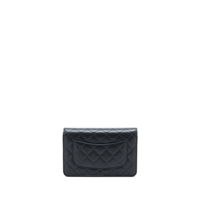 Chanel Classic Wallet On Chain Caviar Black GHW (Microchip)