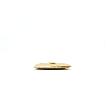 Chanel Quilted Card Holder Lambskin Gold Colour with Gold and Pearl CC Logo