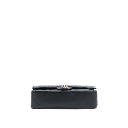 Chanel Medium Classic Flap Bag Caviar Black SHW