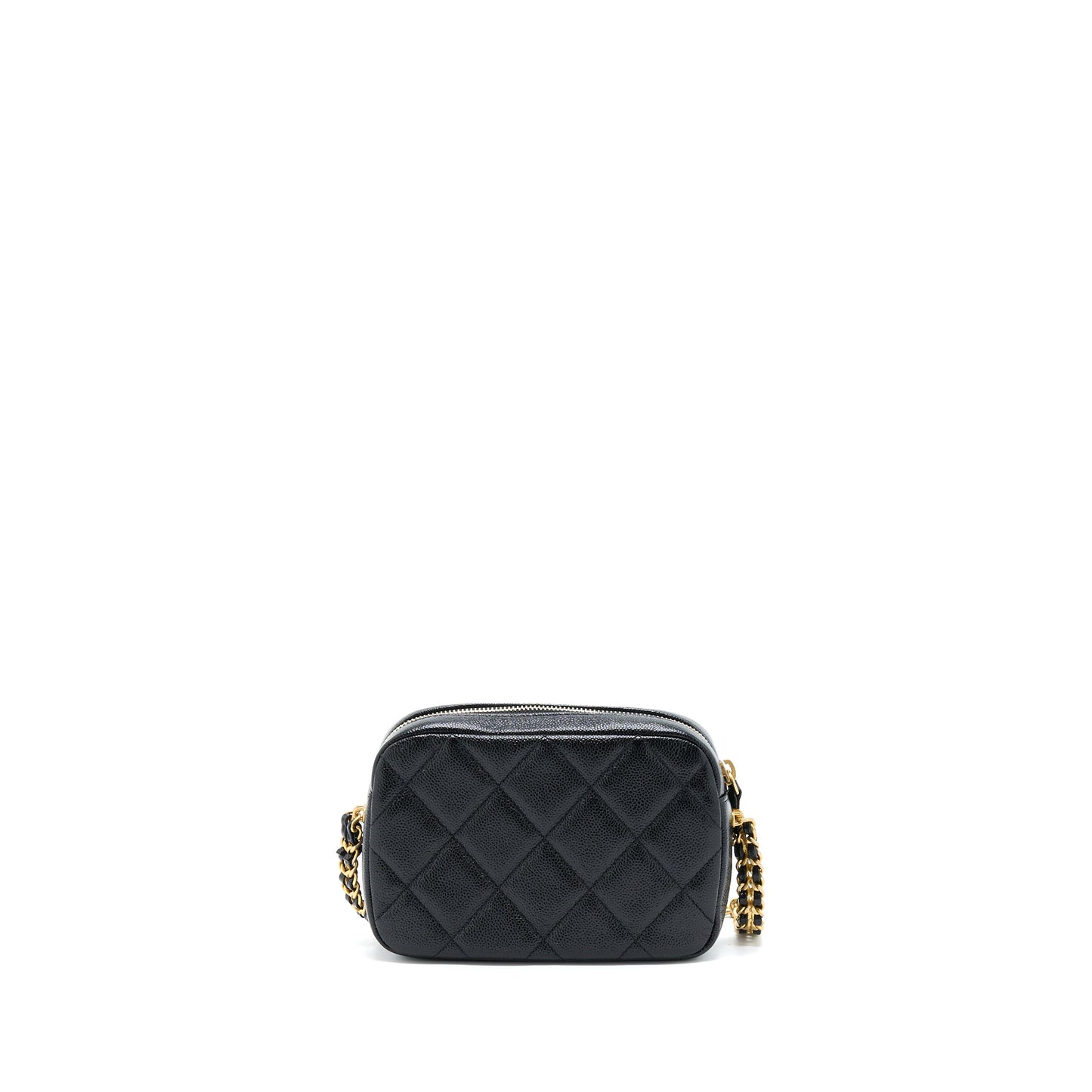 Chanel 22P Camera Crossbody Bag Caviar Black GHW(Microchip)