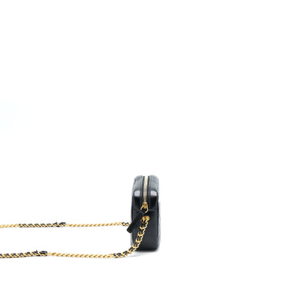 Chanel 22P Camera Crossbody Bag Caviar Black GHW(Microchip)