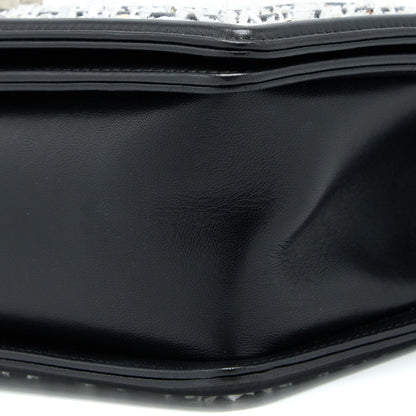 Chanel Medium Boy Bag Limited Lambskin Black/White SHW