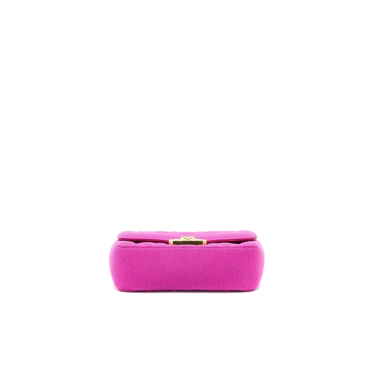 Chanel Seasonal Mini Flap Bag Fabric Pink LGHW