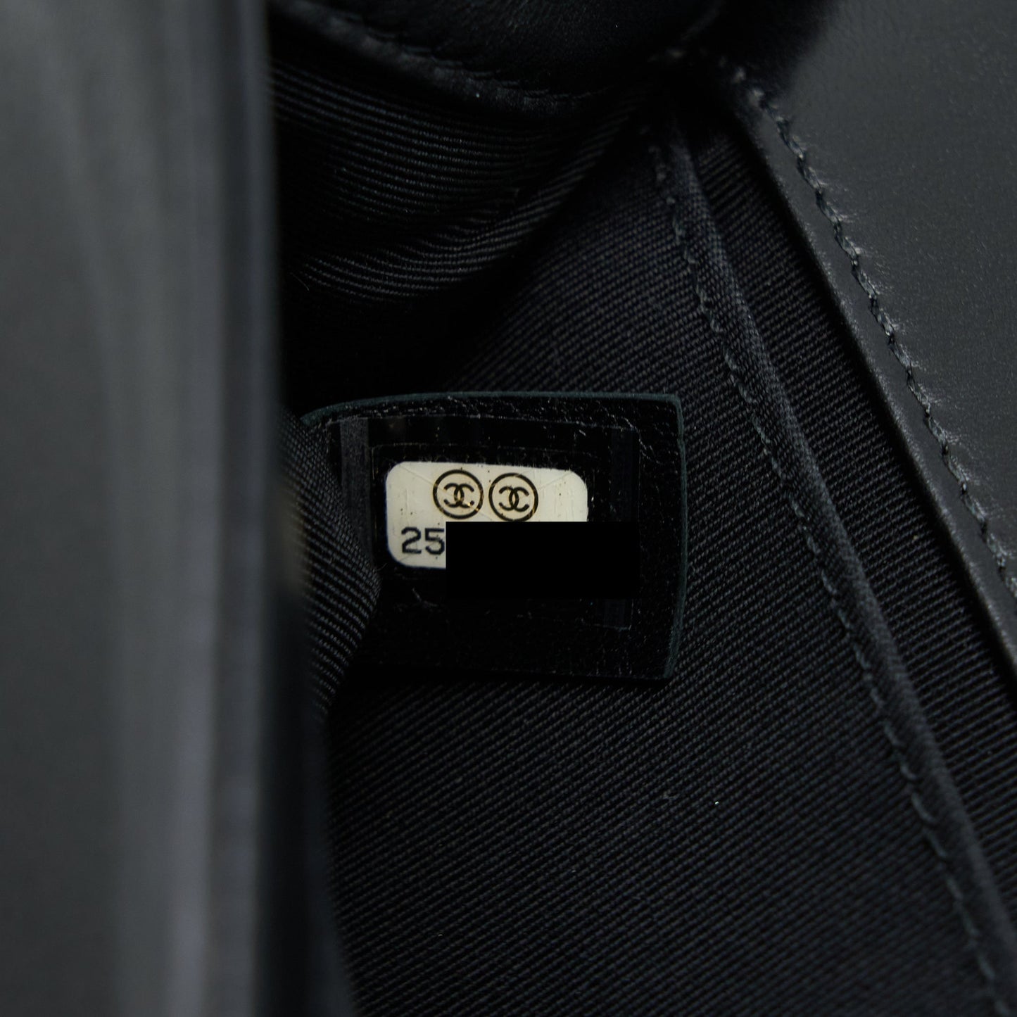Chanel Medium Boy Bag Limited Lambskin Black/White SHW