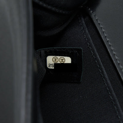 Chanel Medium Boy Bag Limited Lambskin Black/White SHW
