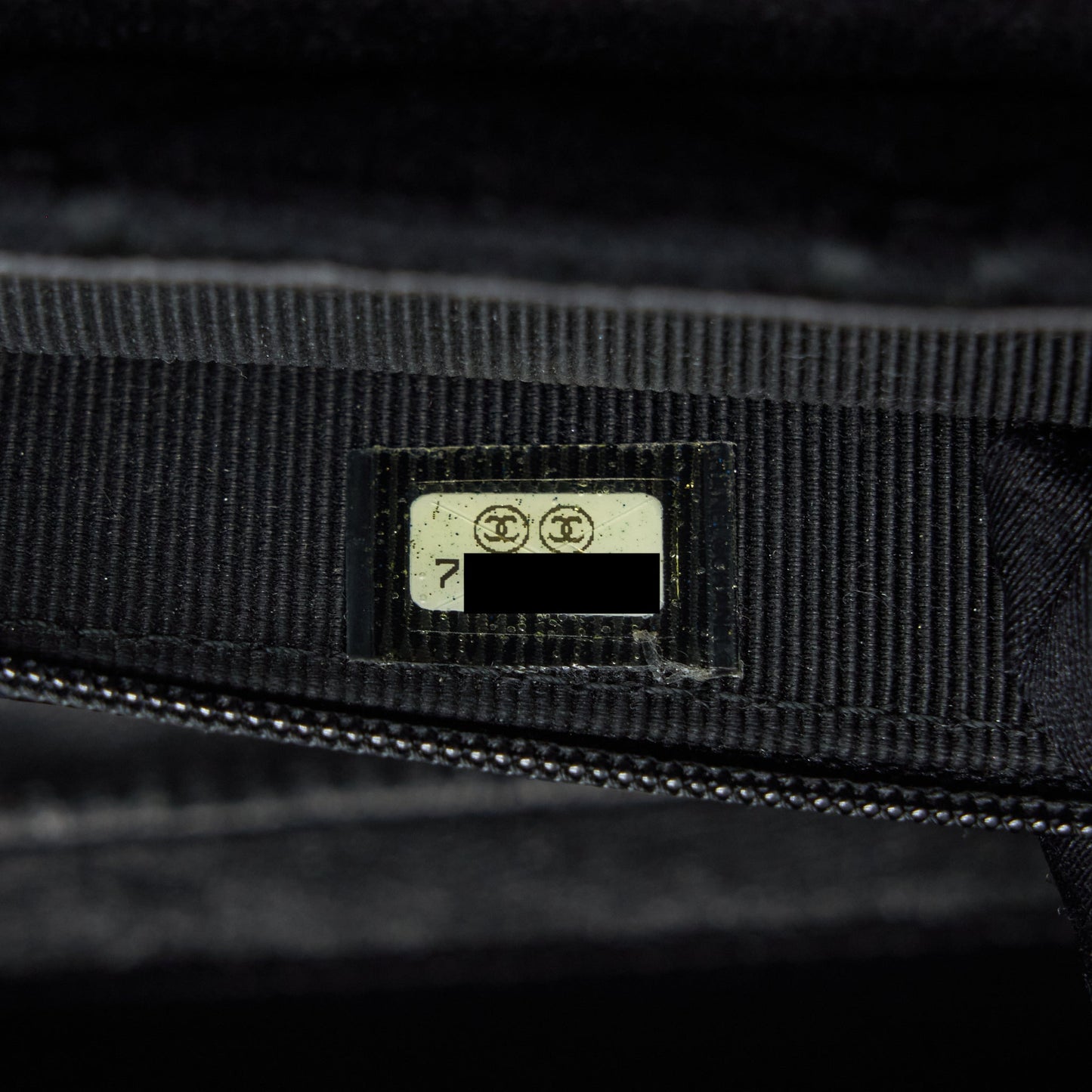 Chanel Vintage Shoulder Bag fabric Black GHW With An Extra Bag Charm
