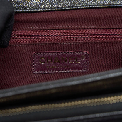 Chanel 22P Small Business Affinity Grained Calfskin Black LGHW (Microchip)