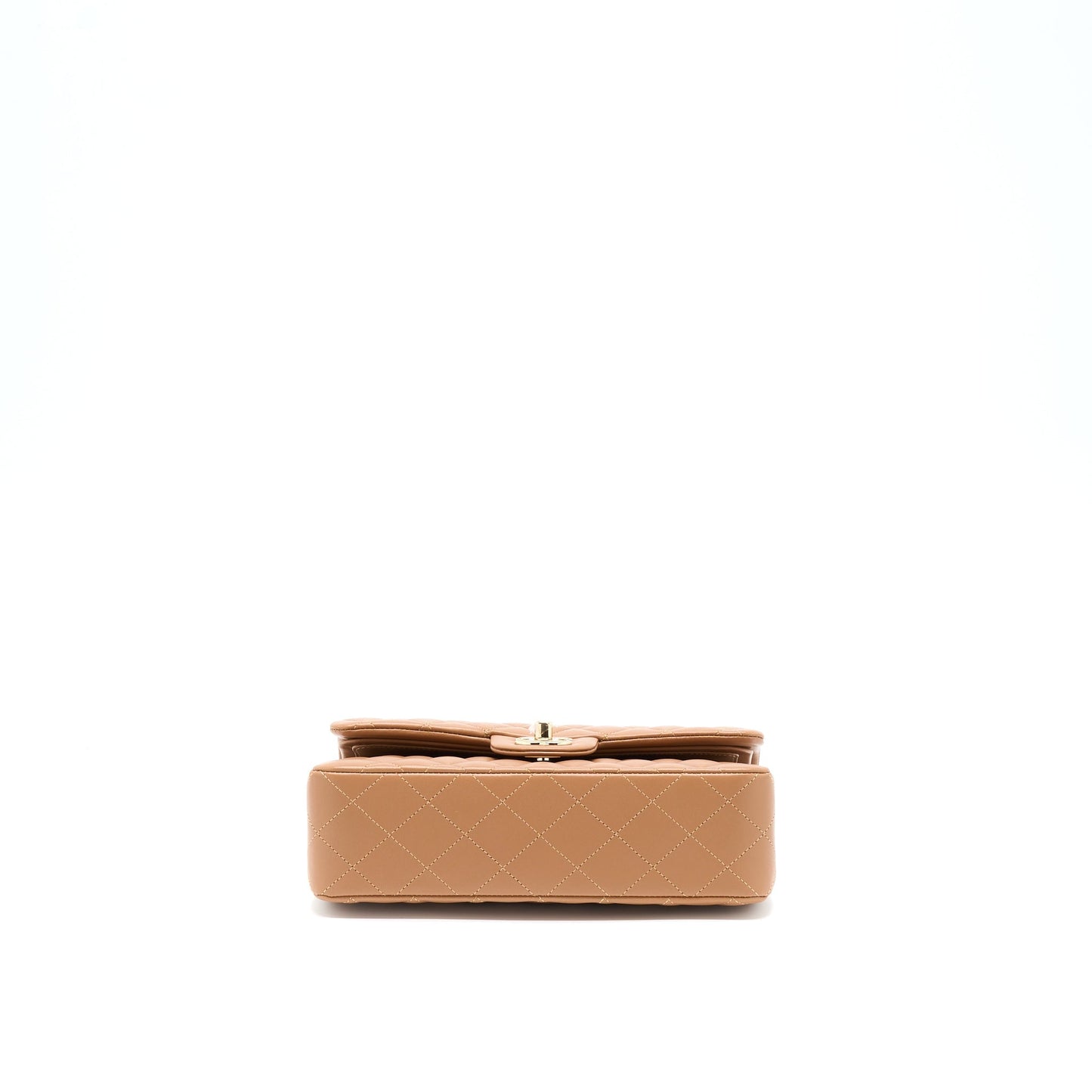 Chanel 22S Small Classic Flap Bag Lambskin Caramel LGHW(Microchip)
