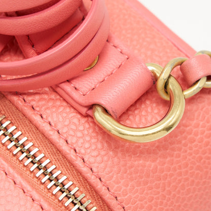 Chanel Vanity Case Medium Caviar Pink GHW