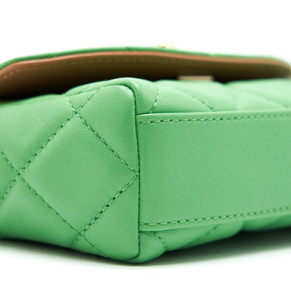 Chanel Small Scarf Entwined Chain Bag Green