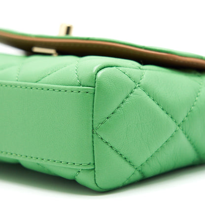 Chanel Small Scarf Entwined Chain Bag Green