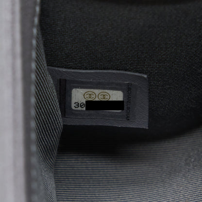 Chanel Small Boy Bag Caviar Grey LGHW