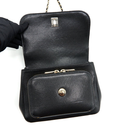 Chanel Small Business Affinity Caviar Black LGHW