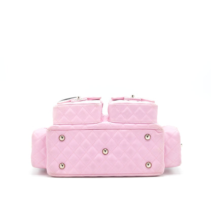 Chanel Cambon aligned Large Reporter Bag in Pink