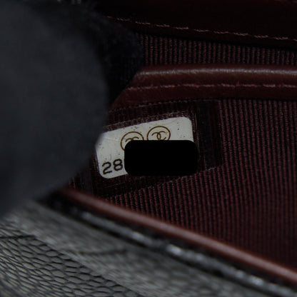 Chanel Classic Long Flap Wallet Caviar Black GHW