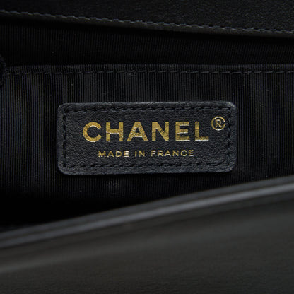 Chanel Medium Boy Black Lambskin GHW