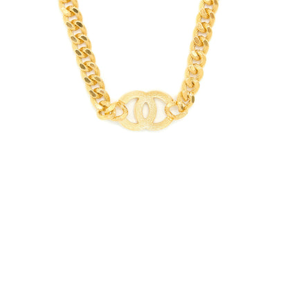 Chanel CC Logo Choker With Crystal Gold Tone