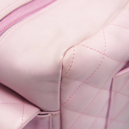 Chanel Cambon aligned Large Reporter Bag in Pink